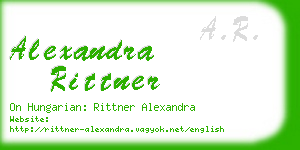 alexandra rittner business card